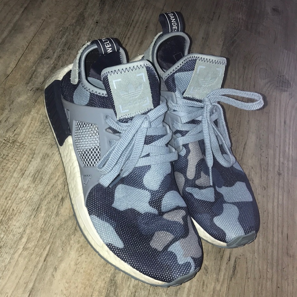 Adidas Sneakers Blue Camo 8.5